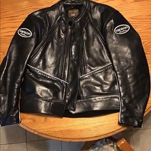 Vanson Men’s Motorcycle Leather Jacket
